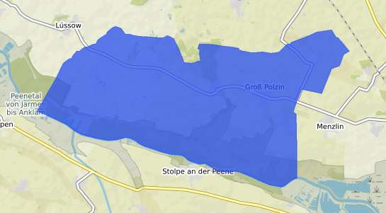 Bodenrichtwertkarte Gross Polzin